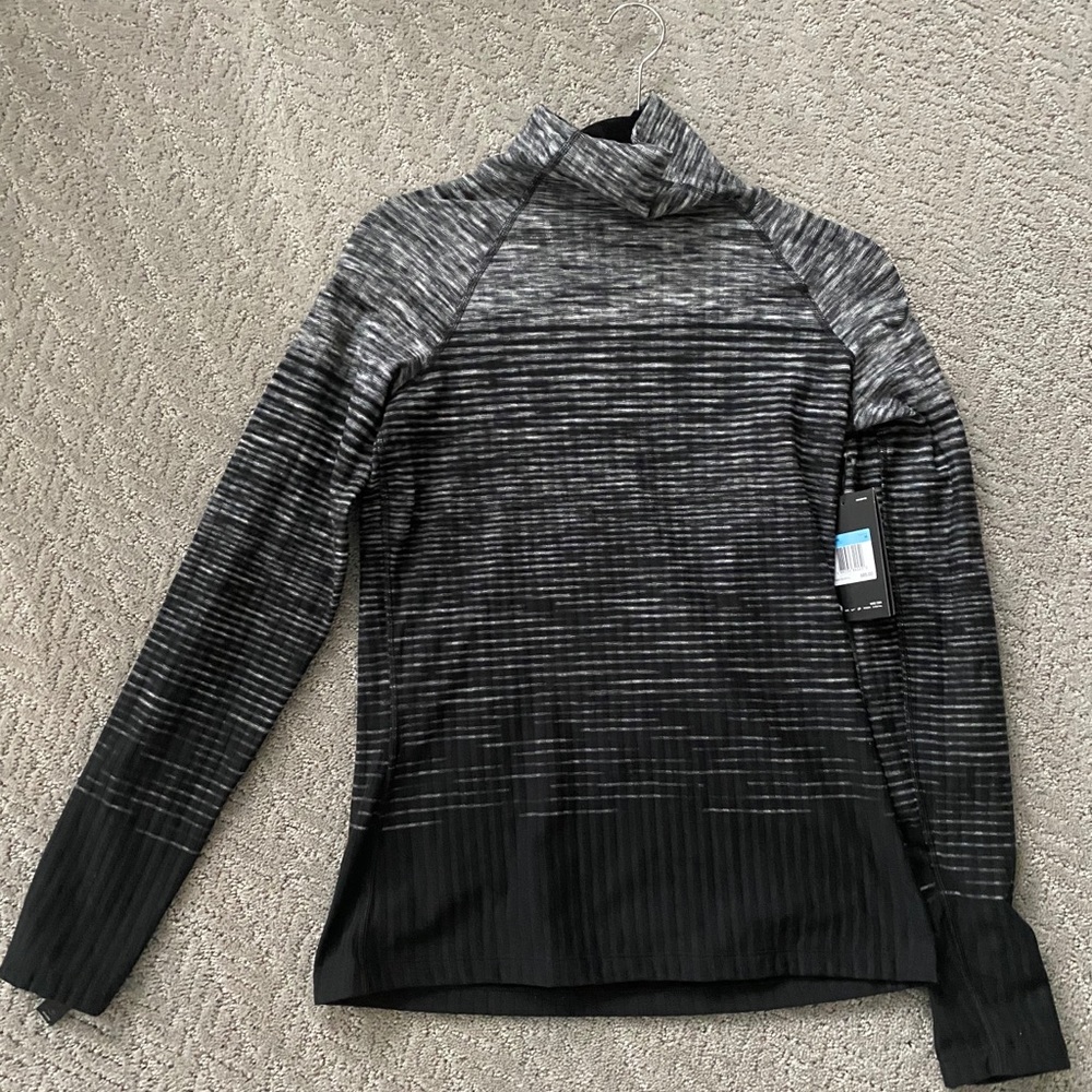 Grey To Black Ombré Training Shirt